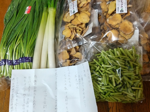 【定期】ニラ好き様へ😊季節のニラづくし便　年間通してニラばっかり‼️😂
その時採れるニラ、その他野菜などを送ります。