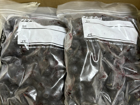 【有機JAS認証】●まるまるアイスの実！●保存が効く冷凍ブルーベリー１kg