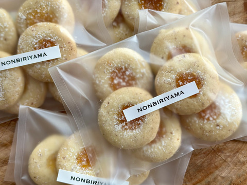 母の日【thank you gift】生姜シロップ＆みかんジャムクッキーSET “ミニブーケ付き”