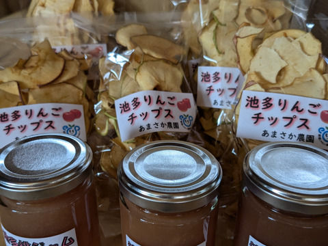 【福袋】桃ジャムりんごチップスセット