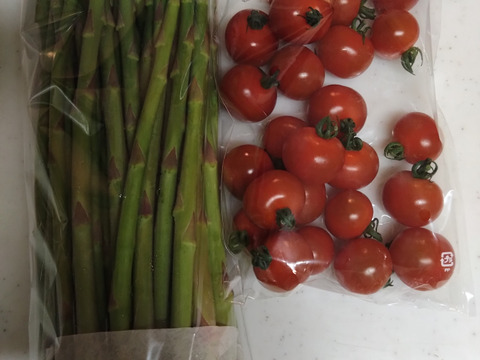 お試しセット！『優M〜L』さぬきのめざめ500g+ミニトマト300g