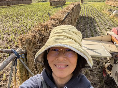 農園3月7日発送搗き立て玄米生餅　プチプチ杵つき玄米餅　２キロ（1キロ×２袋）