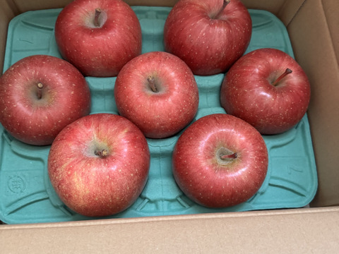 【夜市限定】大玉から順に発送‼️とことん味にこだわりました💪😊🍎青森県産葉取らず完熟ふじ3キロ。