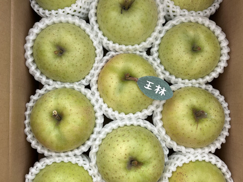 🍏芳醇な香り【王林】🍏１０～１２玉 約３キロ  （家庭用）商品ID118229