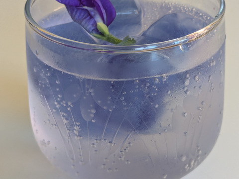 ぶどう（藤稔）2房とバタフライピーの乾燥花3gセット