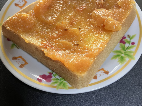 【日本唯一かも】自然栽培の柿ジャムたっぷり300g2本+干し柿スライス40g3袋