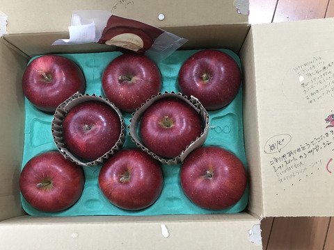 【シナノスイート】（2kg・6～9個入り）シャリ甘・ジューシーお得な家庭用