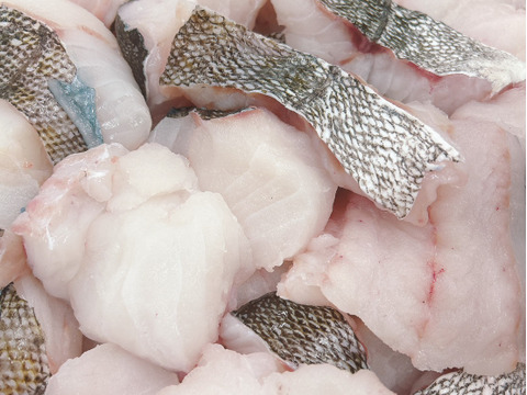 【セット】どデカ真鱈の切り身２㎏　アブラツノザメ剥き身1P  スルメイカ真鱈子2P