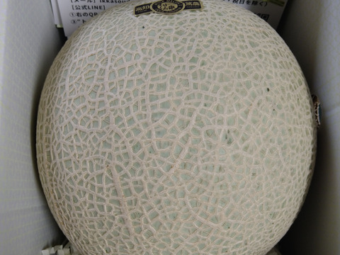 【敬老の日ギフト】「良品」1玉箱入り高糖度マスクメロン