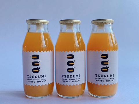 果汁100％　TSUGUMI  みかんジュース（180ml）6本入