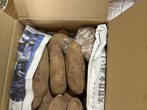 糖度60度越えねっとり系代表❣️千葉県香取市産　S・Mさつまいも極甘！ 【紅はるか】4.8kg