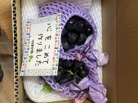 大粒【訳あり】R6年産#種なし＃皮ごと食べれる！
　　【ぶどうナガノパープル 長野産】