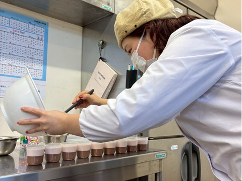 新食感！モチモチ無添加冷凍米粉プリン