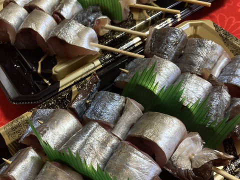 鯵　干物　骨取り　串うち