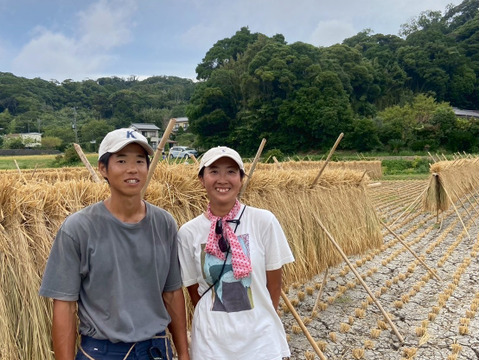 ひとめぼれ【玄米10㎏】　農薬・肥料不使用　天日干し！