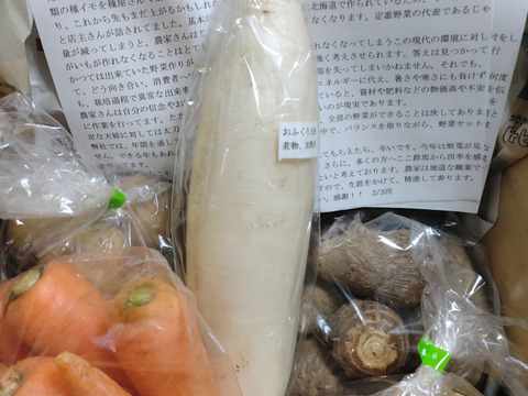 【群馬県高崎市産】冬野菜のお試しセット（4~5品）『農薬及び化学肥料不使用』