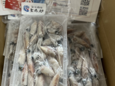 新鮮な朝獲れ鮮度を即冷凍！！《富山湾》🦑生ほたるいか🦑150g×3パック