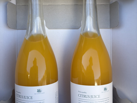 果汁100%！！
完熟果実のみを使用！！
温州みかんジュース（720ml）2本入り