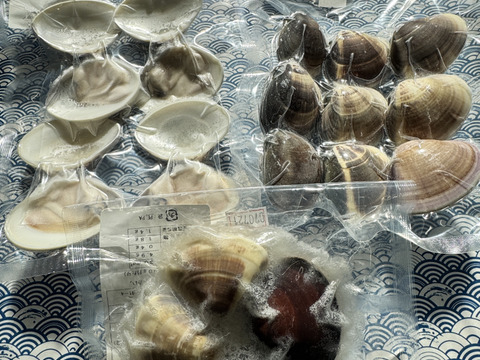 お試しセット品‼️【凍眠凍結】
冷凍はまぐり詰め合わせセット
