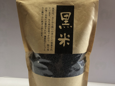 令和４年度福島県産　黒米（朝紫）　250g