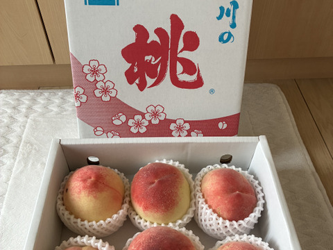 あらかわの桃 【訳あり】 お得 『旬おまかせ』（大玉サイズ 5〜6玉