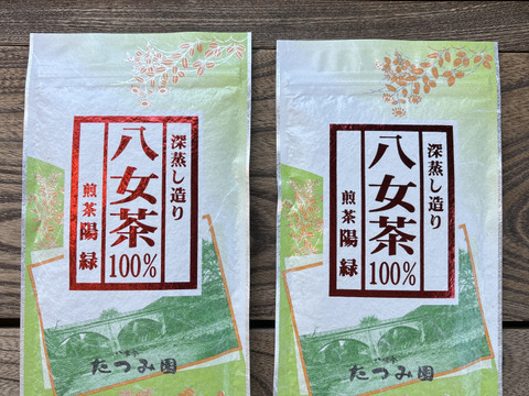 【賞味期限切り替え中の為送料値引き中！】家庭用に大人気𓂃◌𓈒𓐍八女茶100ｇ2本セット在庫限り。