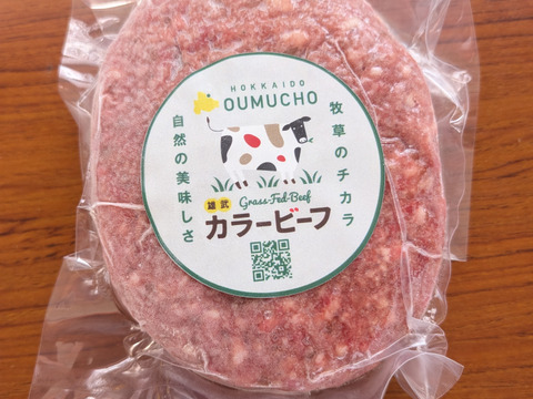 有機JAS認定牛使用｜北海道産 交雑牛｜ハンバーグ150g