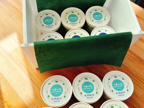 十勝の塩とミルクアイスセット１２個入り 〜熨斗対応可〜