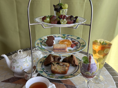 漆山果樹園のおうちでアフタヌーンティーセット