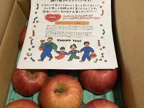 【夜市限定】大玉から順に発送‼️とことん味にこだわりました💪😊🍎青森県産葉取らず完熟ふじ3キロ。