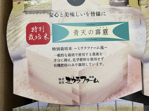 "特別栽培特Aランク" 青天の霹靂【農薬５０％減、化学肥料不使用】レンジアップご飯(パックご飯）
