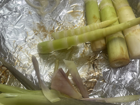 【再再販！】熊も大好き!新潟県産標高1200mの根曲がり竹（1kg）　収穫日に発送 姫竹 チシマザサ 筍 山菜 竹の子 根曲がり竹の子 根曲がり竹