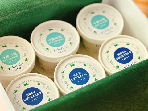 十勝の塩とミルクアイスセット１２個入り 〜熨斗対応可〜