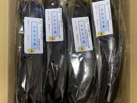 黒艶と重厚感！ふわとろ～長なす10本