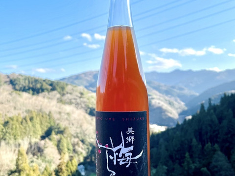 甘くない上にスッキリ呑める辛口梅酒「梅しずく」500ml　アルコール度数15度