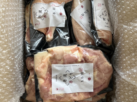 うますぎ注意！平飼い 丹波赤どり もも肉(1kg小分け) 鶏肉