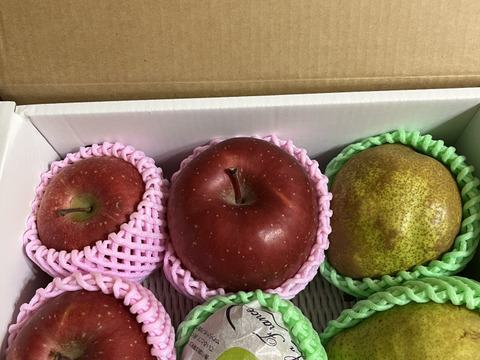 ラフランス♪ふじりんご★ギフト用☆2キロ箱詰め