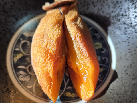 ★自然栽培　自然乾燥　干し柿　30個　柔らかめ　愛宕柿