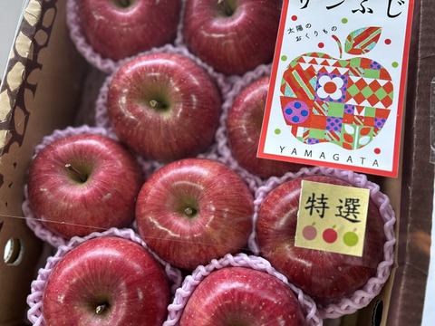 【コンテスト特別賞✨受賞園地】山形県産サンふじりんご【特秀3キロ】熨斗対応致します