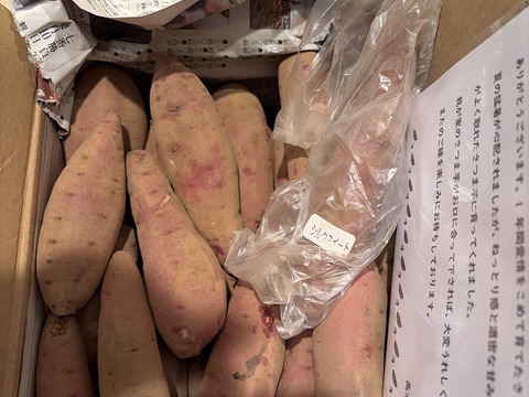 食べ頃サイズ❣️極甘　さつまいも
 千葉香取市産【紅はるか】2.8kg S/SSサイズ