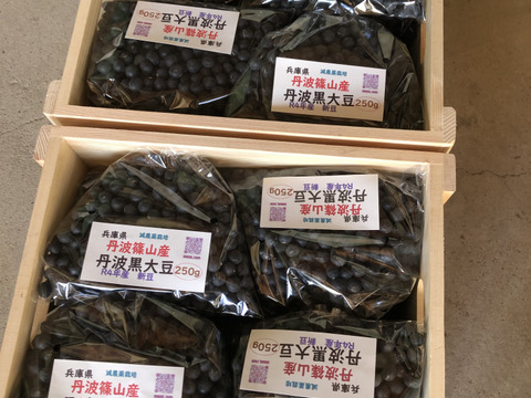 丹波篠山産　黒大豆　（令和5年産）750g 
日本農業遺産認定の黒豆
