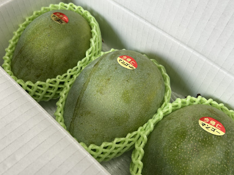 ご家庭用】沖縄県産完熟キーツマンゴー1.5kg（2-3玉）：沖縄県産