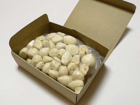 福井県産福地ホワイト6片むきニンニク500グラム