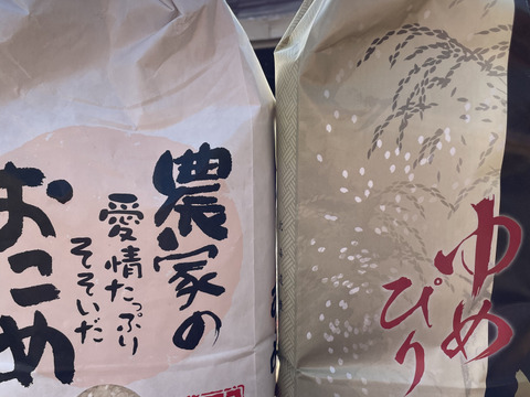 【北海道米食べ比べセット】道産ゆめぴりか・ななつぼし白米各5キロ