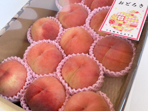 硬め好きな方に‼️シャキッと美味しい山形県産白桃おどろき【3キロ小玉