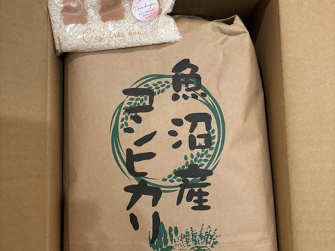【定期便/毎度おまけ付】感動の甘み、いつも食卓に。たかはし家の魚沼産コシヒカリ（令和7年米/5kg）