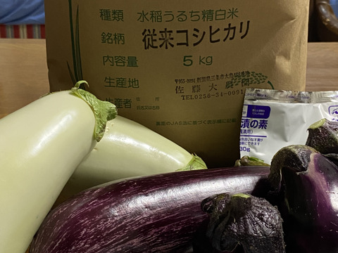 新潟のこりゃまた美味いおにぎり( ´ ▽ ` )令和6年　植酸栽培米コシヒカリ　5kg
