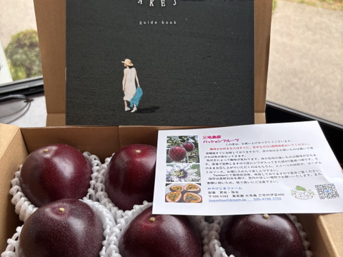 【夏ギフト】特大サイズ！パッションフルーツ【三宅島産】8~10玉 1000g【贈答用】