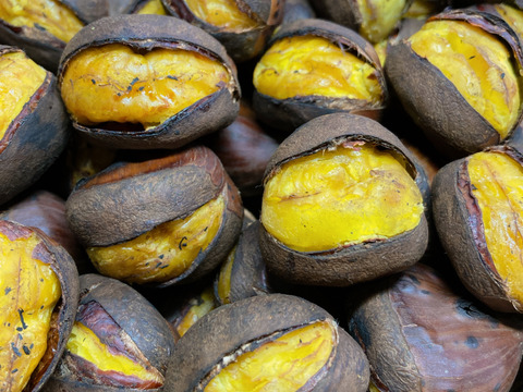 熟成させた栗！糖度30度越えのほくほくしっとり焼き栗300ｇ×2袋