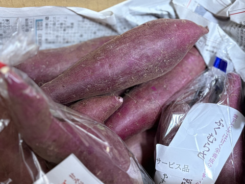 最終です😊　とっても甘い紫芋　ふくむらさき1kg